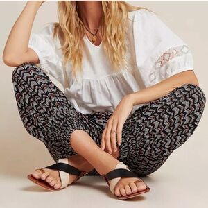 Anthropologie Geometric Patterned Joggers!